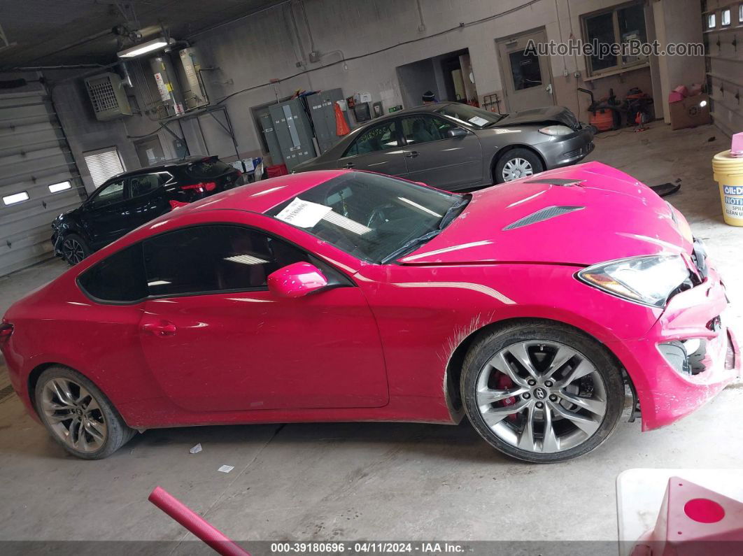 2013 Hyundai Genesis 2.0t R-spec Red vin: KMHHT6KD3DU111746