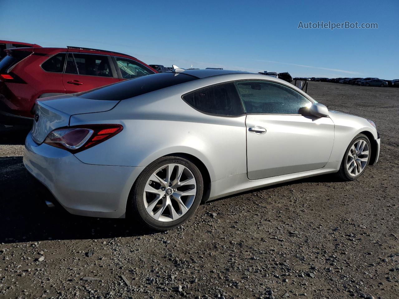 2013 Hyundai Genesis Coupe 2.0t Silver vin: KMHHT6KD4DU106541