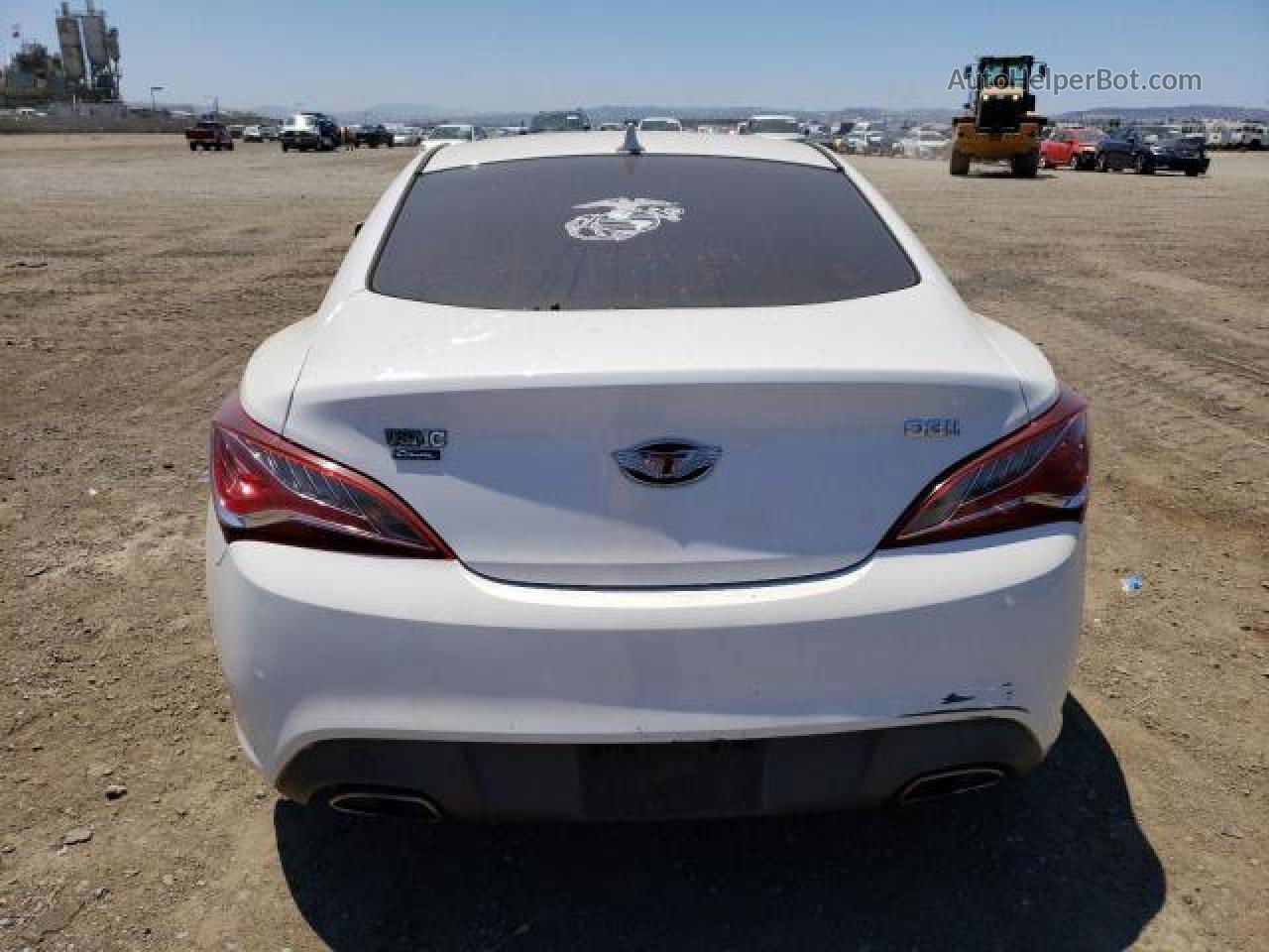 2013 Hyundai Genesis Coupe 2.0t White vin: KMHHT6KD5DU081004