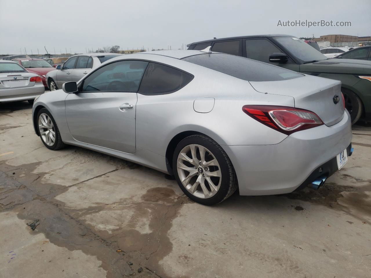 2013 Hyundai Genesis Coupe 2.0t Silver vin: KMHHT6KD5DU081987