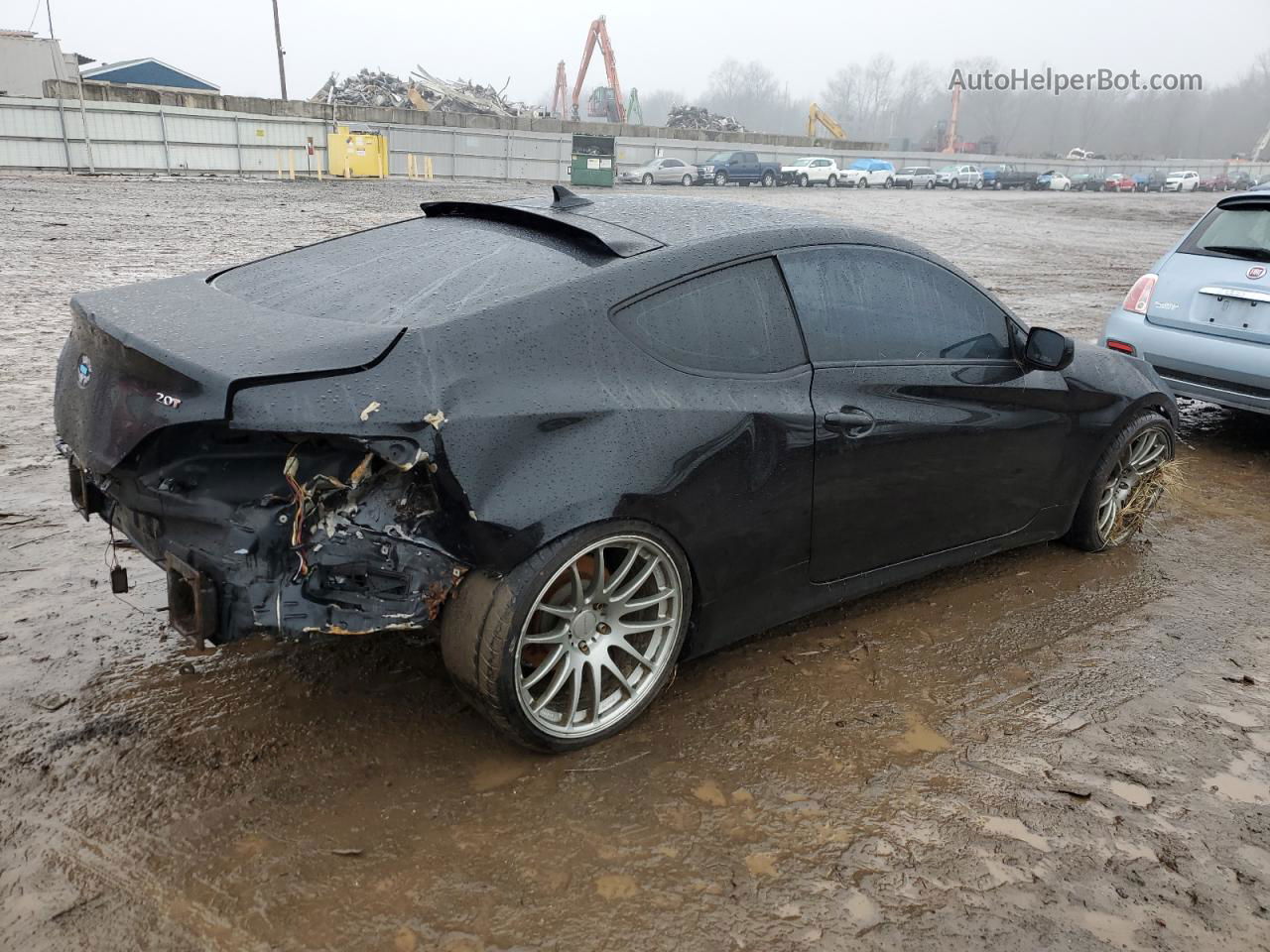 2013 Hyundai Genesis Coupe 2.0t Black vin: KMHHT6KD5DU085523