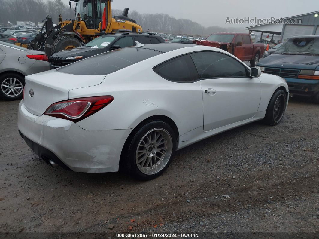 2013 Hyundai Genesis 2.0t R-spec Белый vin: KMHHT6KD5DU086901