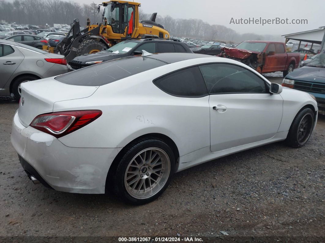 2013 Hyundai Genesis 2.0t R-spec White vin: KMHHT6KD5DU086901