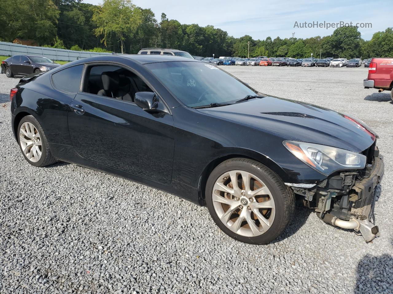 2013 Hyundai Genesis Coupe 2.0t Black vin: KMHHT6KD5DU088650