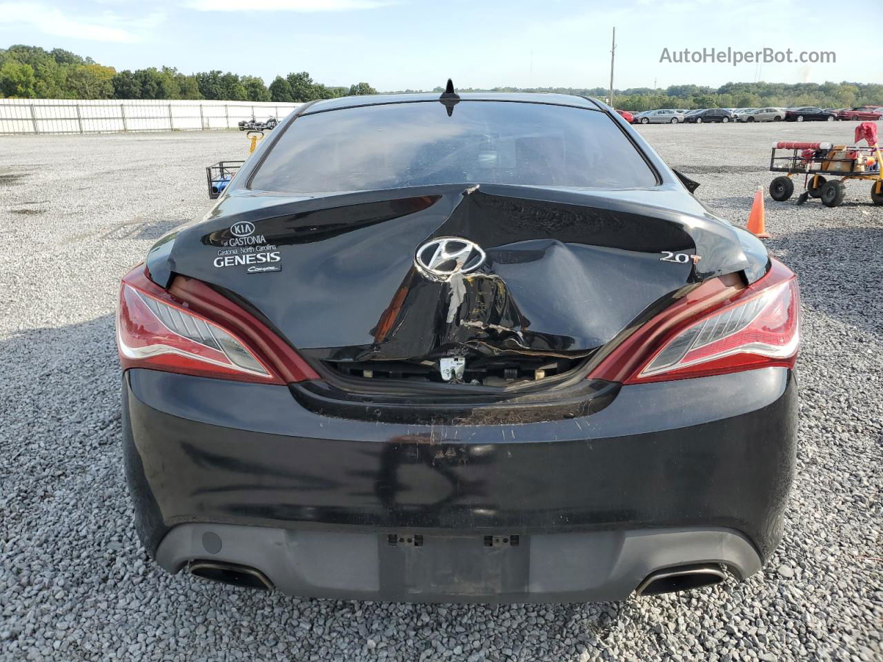 2013 Hyundai Genesis Coupe 2.0t Черный vin: KMHHT6KD5DU088650