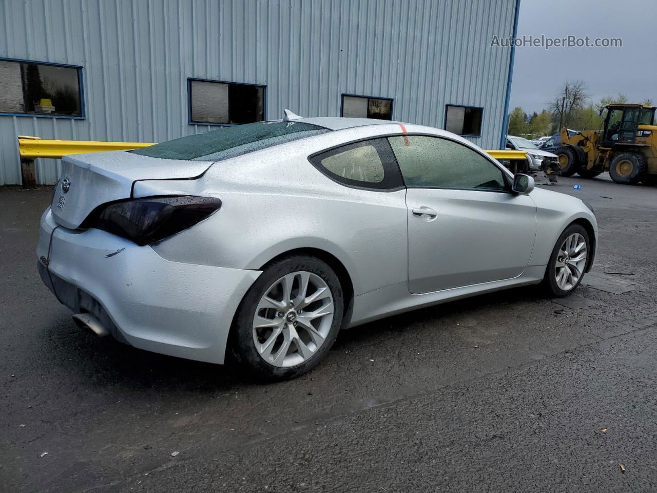 2013 Hyundai Genesis Coupe 2.0t Silver vin: KMHHT6KD5DU089698