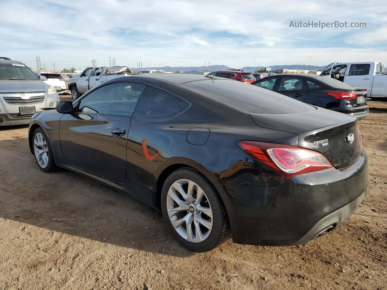 2013 Hyundai Genesis Coupe 2.0t Black vin: KMHHT6KD5DU094223