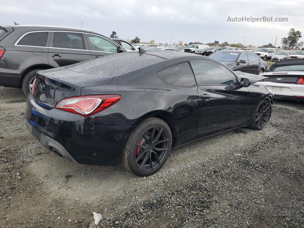 2013 Hyundai Genesis Coupe 2.0t Black vin: KMHHT6KD5DU111781