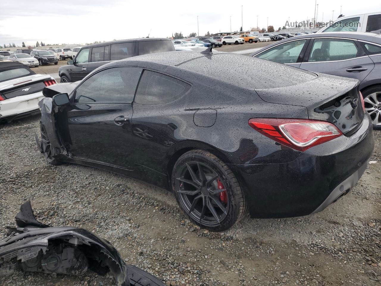 2013 Hyundai Genesis Coupe 2.0t Black vin: KMHHT6KD5DU111781