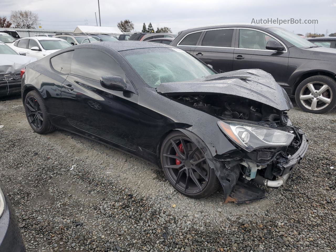 2013 Hyundai Genesis Coupe 2.0t Black vin: KMHHT6KD5DU111781