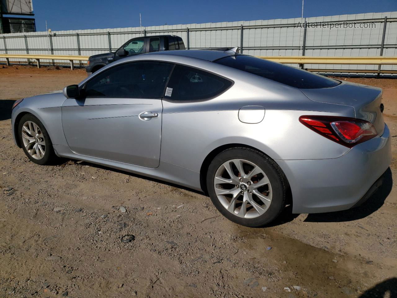 2013 Hyundai Genesis Coupe 2.0t Silver vin: KMHHT6KD6DU084302