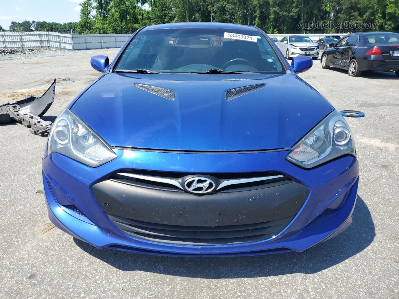 2013 Hyundai Genesis Coupe 2.0t Blue vin: KMHHT6KD6DU094960