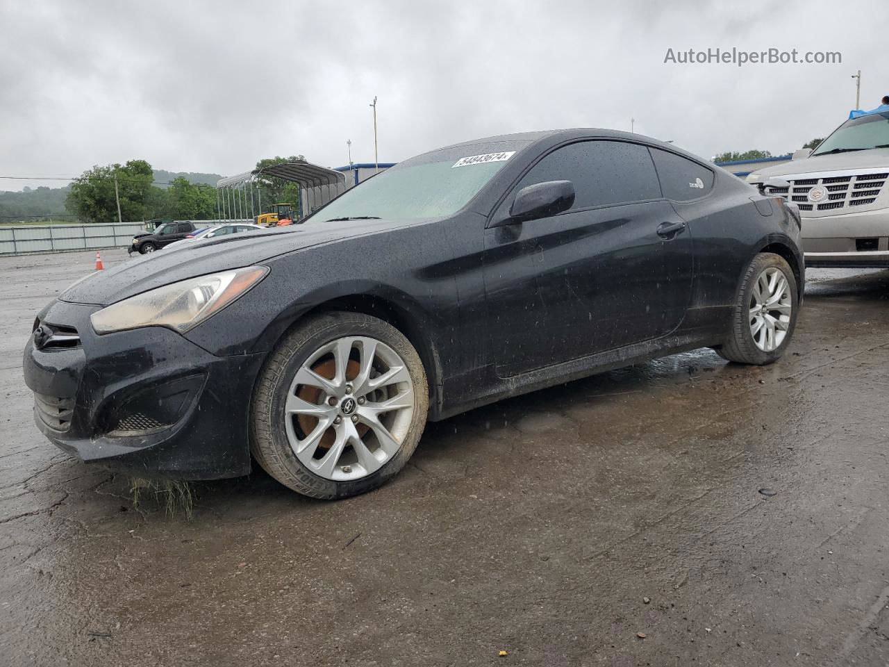 2013 Hyundai Genesis Coupe 2.0t Черный vin: KMHHT6KD6DU095574