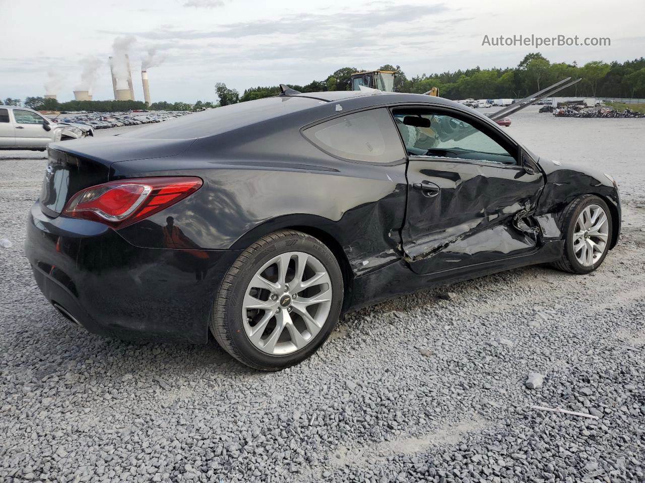 2013 Hyundai Genesis Coupe 2.0t Black vin: KMHHT6KD6DU109425