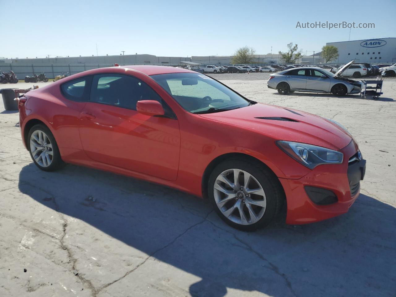 2013 Hyundai Genesis Coupe 2.0t Red vin: KMHHT6KD7DU089900