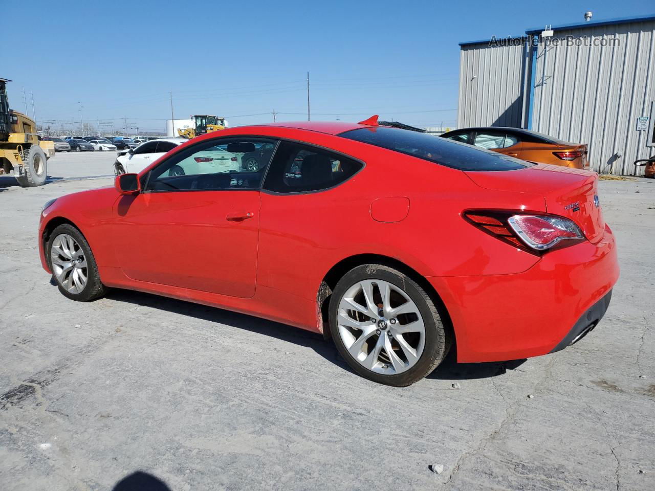 2013 Hyundai Genesis Coupe 2.0t Red vin: KMHHT6KD7DU089900