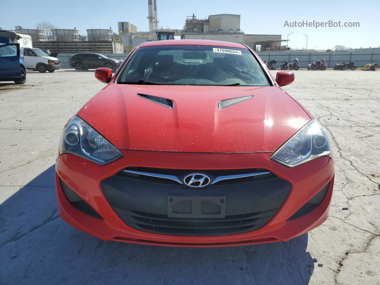 2013 Hyundai Genesis Coupe 2.0t Red vin: KMHHT6KD7DU089900