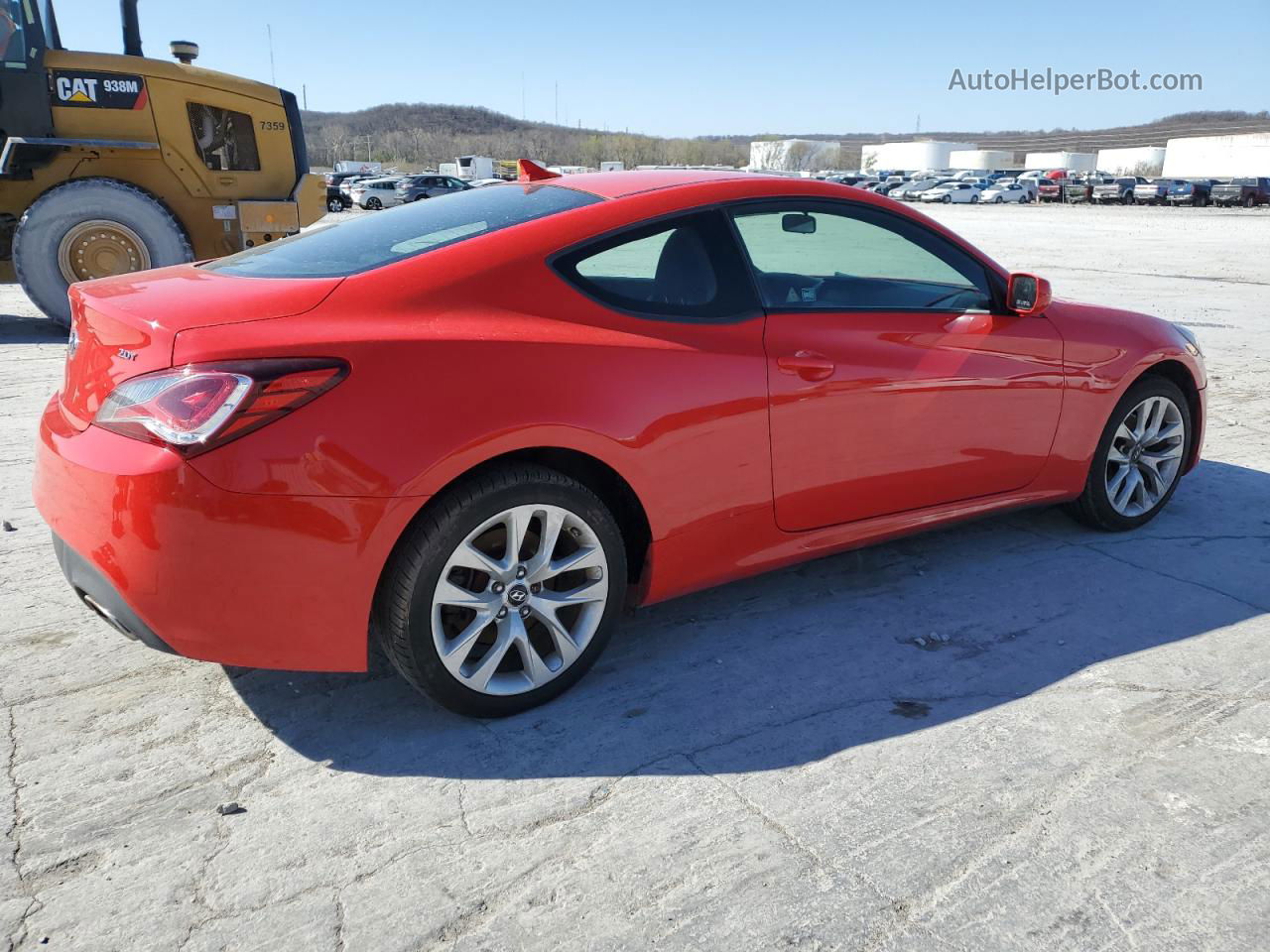 2013 Hyundai Genesis Coupe 2.0t Red vin: KMHHT6KD7DU089900