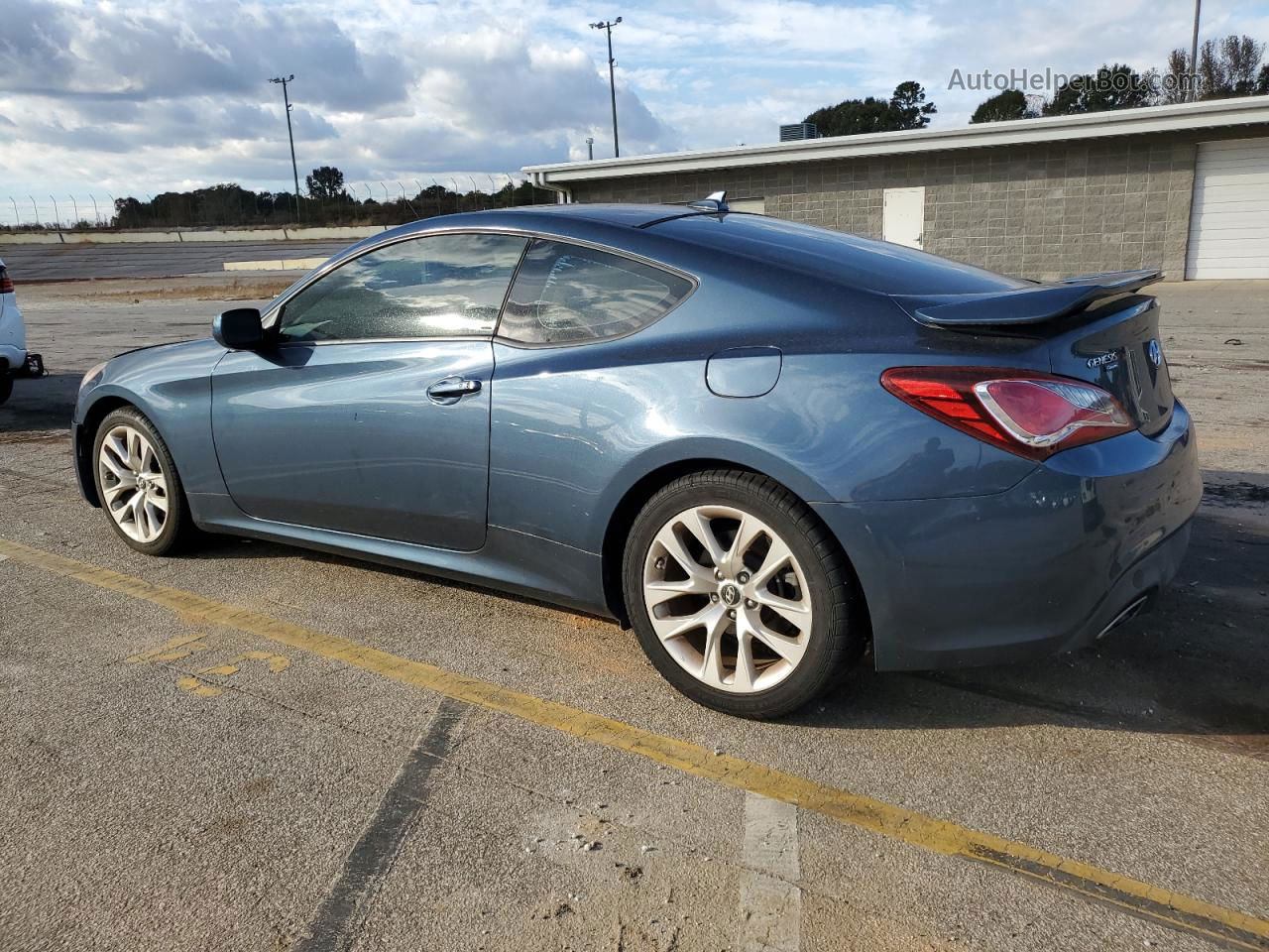 2013 Hyundai Genesis Coupe 2.0t Blue vin: KMHHT6KD7DU095423