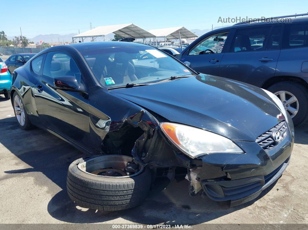 2010 Hyundai Genesis Coupe Premium Black vin: KMHHT6KD8AU017115