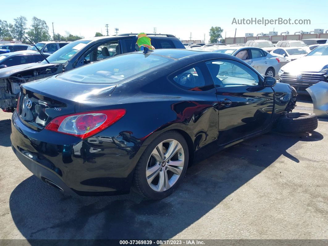 2010 Hyundai Genesis Coupe Premium Black vin: KMHHT6KD8AU017115