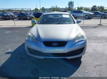 2010 Hyundai Genesis Coupe   Silver vin: KMHHT6KD8AU028096