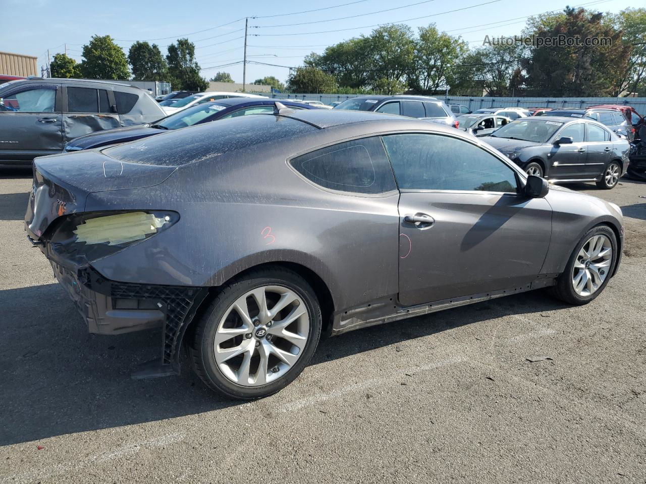 2013 Hyundai Genesis Coupe 2.0t Charcoal vin: KMHHT6KD8DU092062