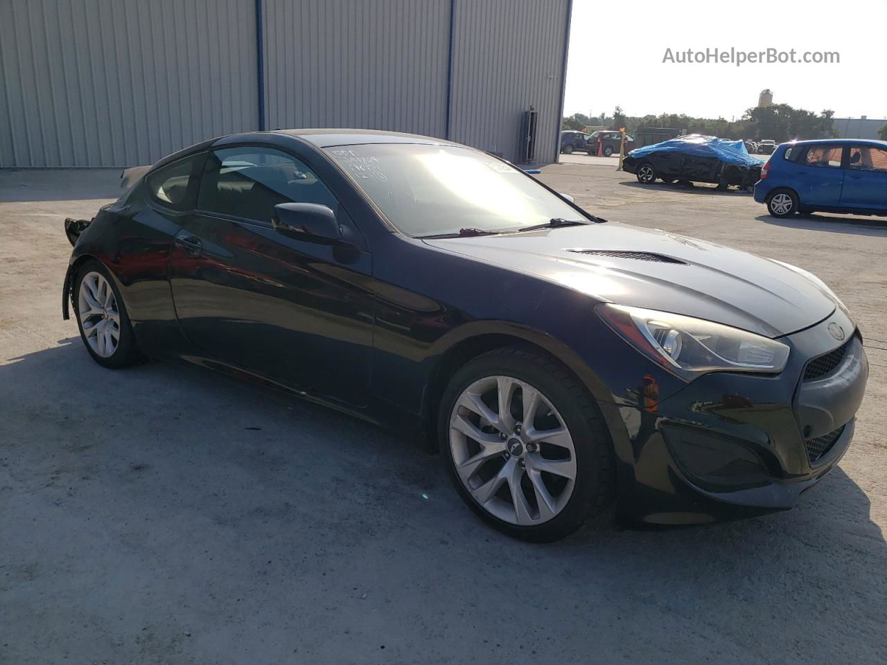 2013 Hyundai Genesis Coupe 2.0t Черный vin: KMHHT6KD8DU101942