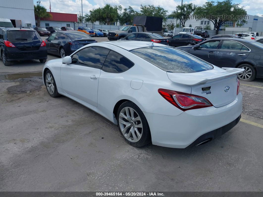 2013 Hyundai Genesis 2.0t Premium White vin: KMHHT6KD8DU112262