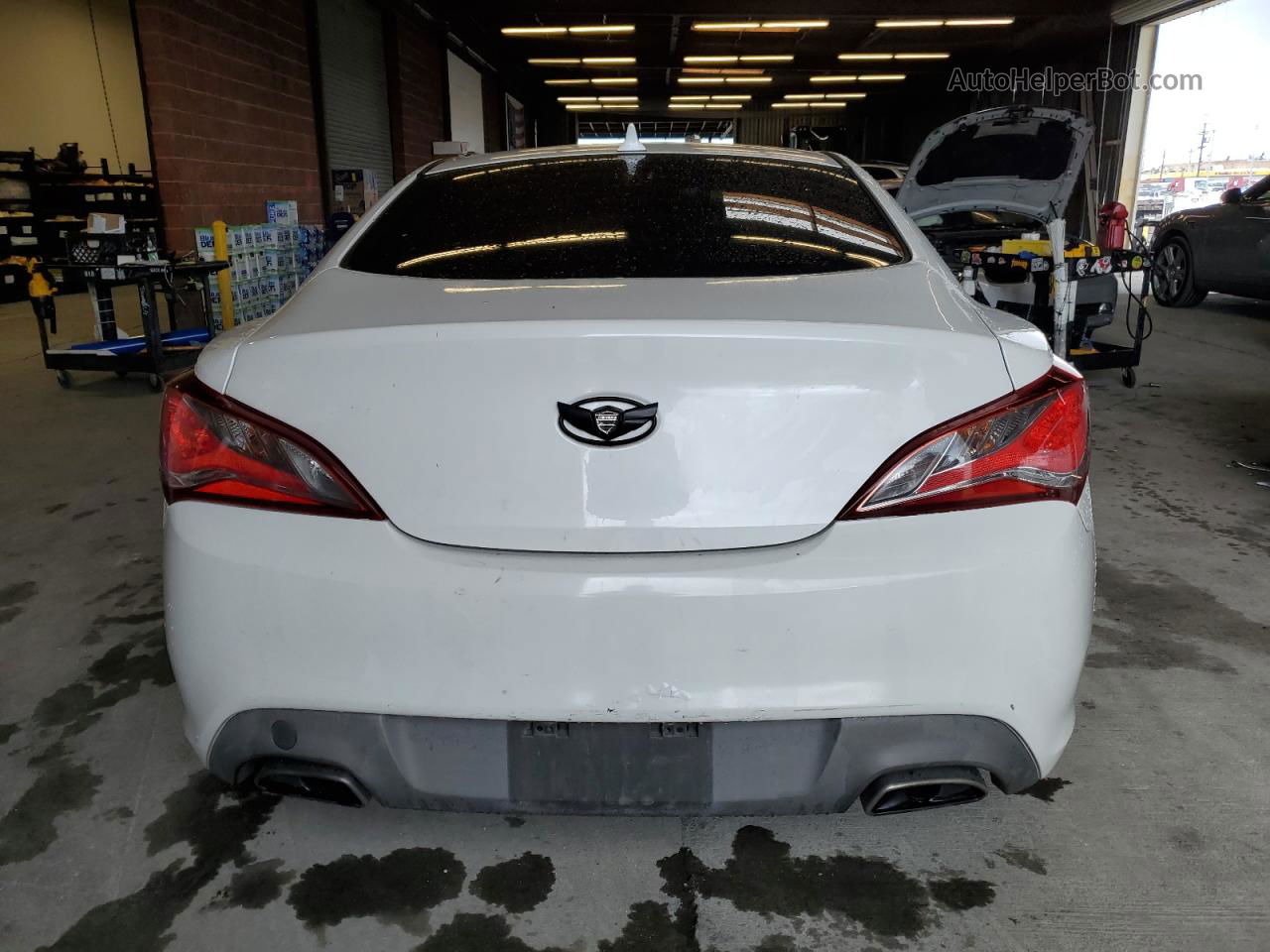 2013 Hyundai Genesis Coupe 2.0t White vin: KMHHT6KD9DU095231