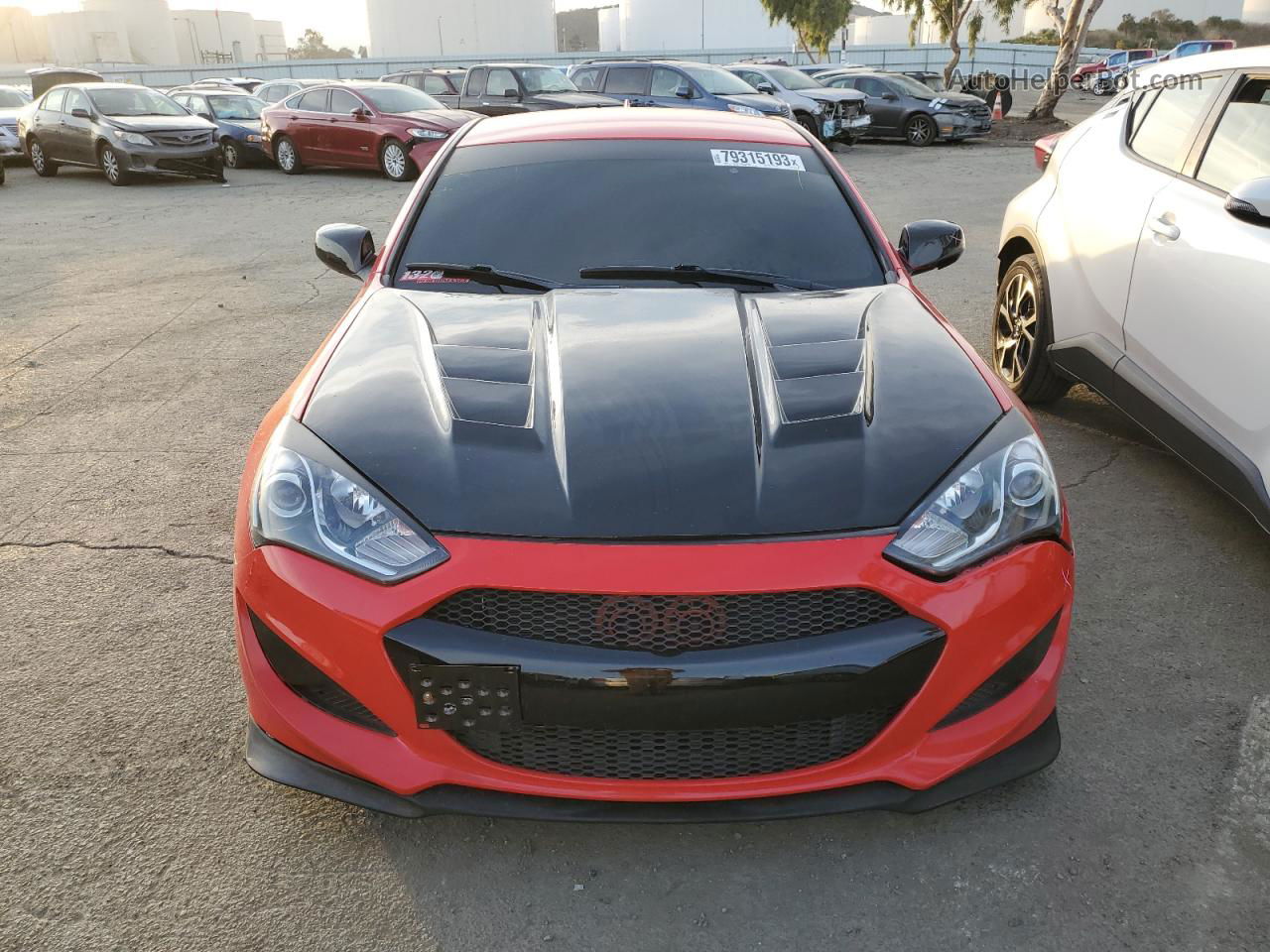 2013 Hyundai Genesis Coupe 2.0t Red vin: KMHHT6KD9DU102789