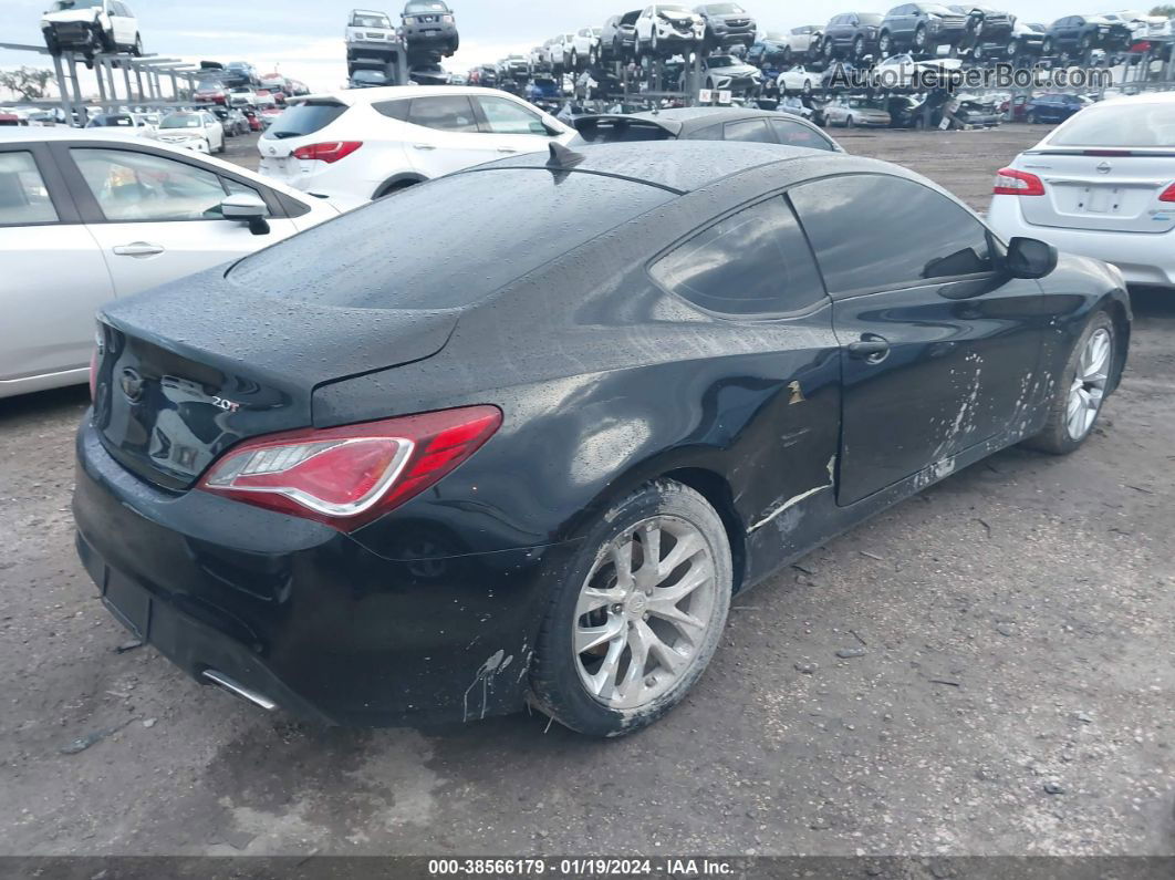 2013 Hyundai Genesis 2.0t Black vin: KMHHT6KD9DU105126