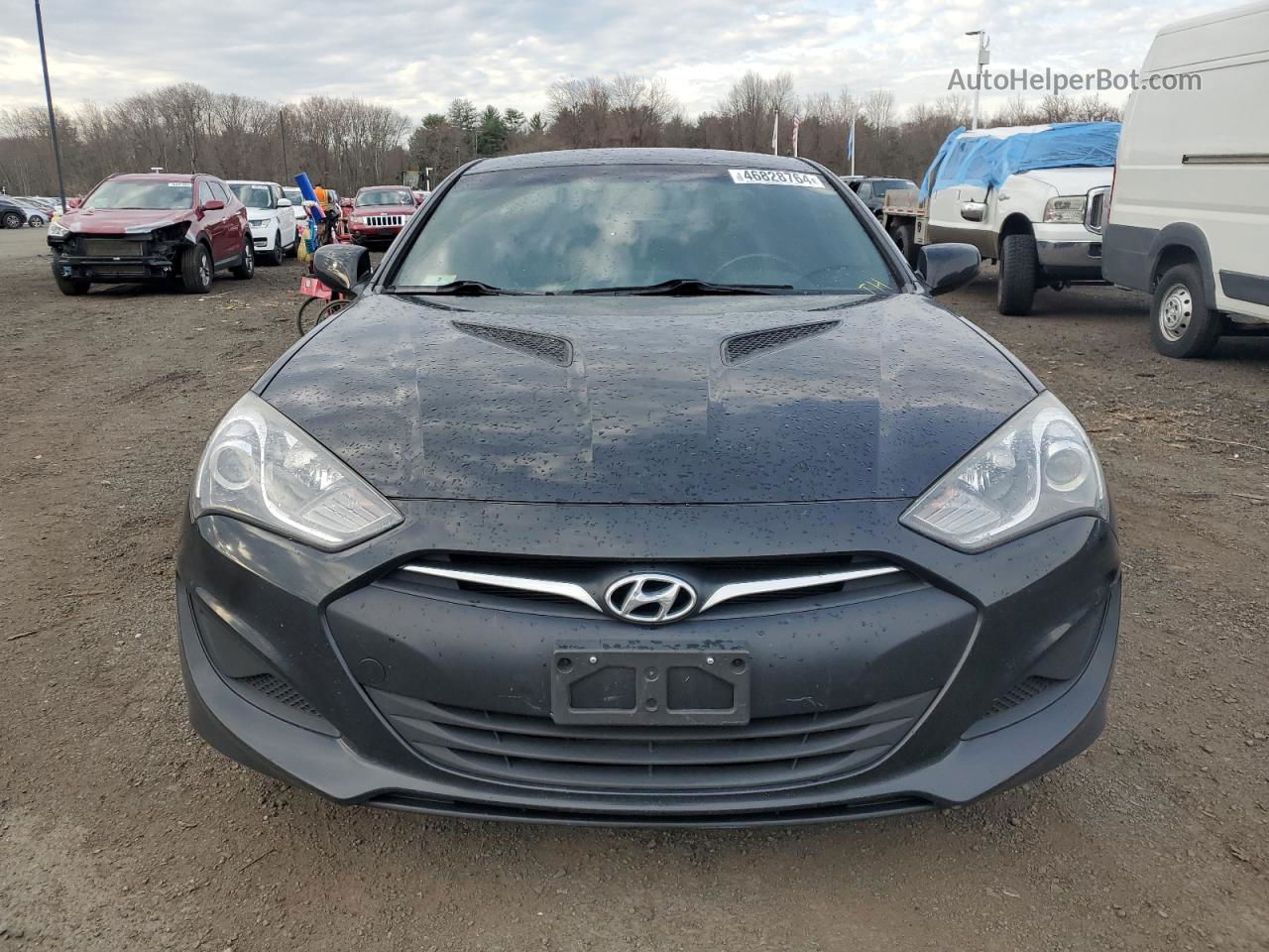 2013 Hyundai Genesis Coupe 2.0t Черный vin: KMHHT6KD9DU110407