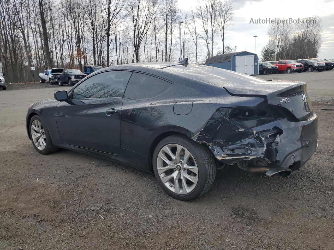 2013 Hyundai Genesis Coupe 2.0t Black vin: KMHHT6KD9DU110407