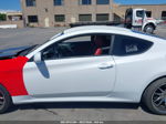 2013 Hyundai Genesis 2.0t R-spec White vin: KMHHT6KD9DU112481