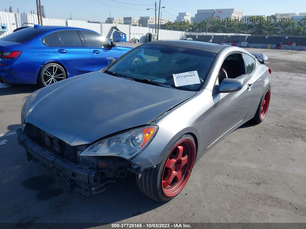 2010 Hyundai Genesis Coupe Track Gray vin: KMHHT6KDXAU003670