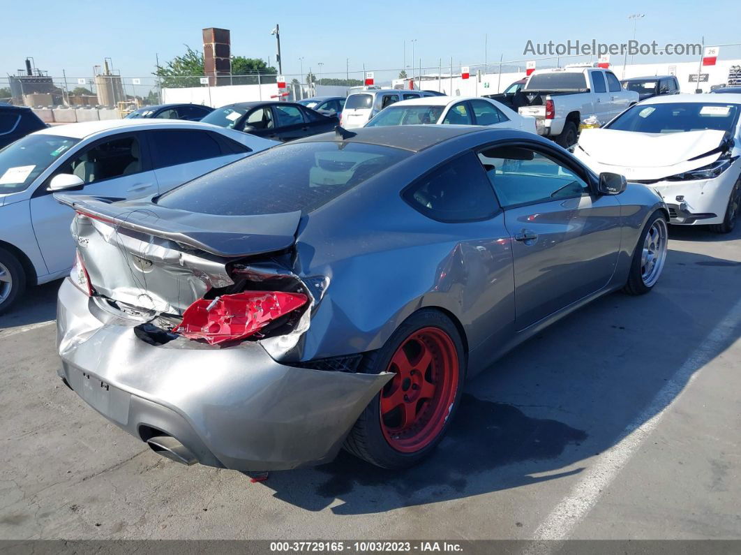 2010 Hyundai Genesis Coupe Track Gray vin: KMHHT6KDXAU003670