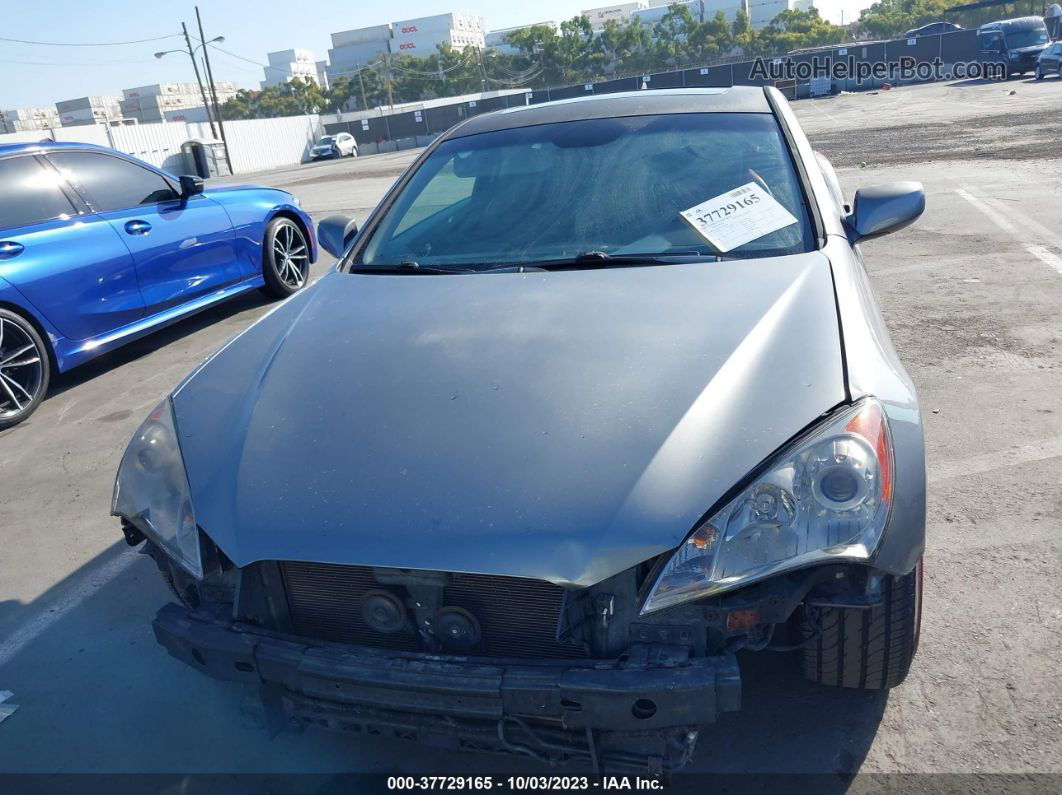 2010 Hyundai Genesis Coupe Track Gray vin: KMHHT6KDXAU003670