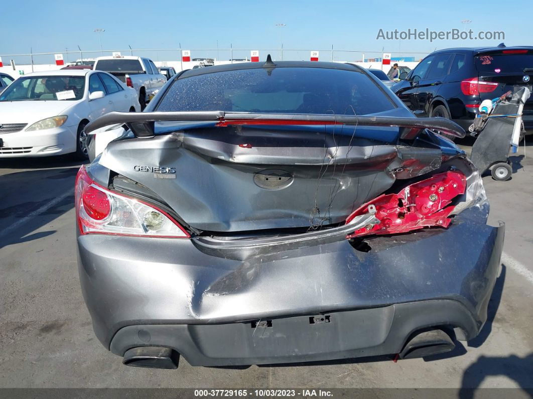 2010 Hyundai Genesis Coupe Track Gray vin: KMHHT6KDXAU003670