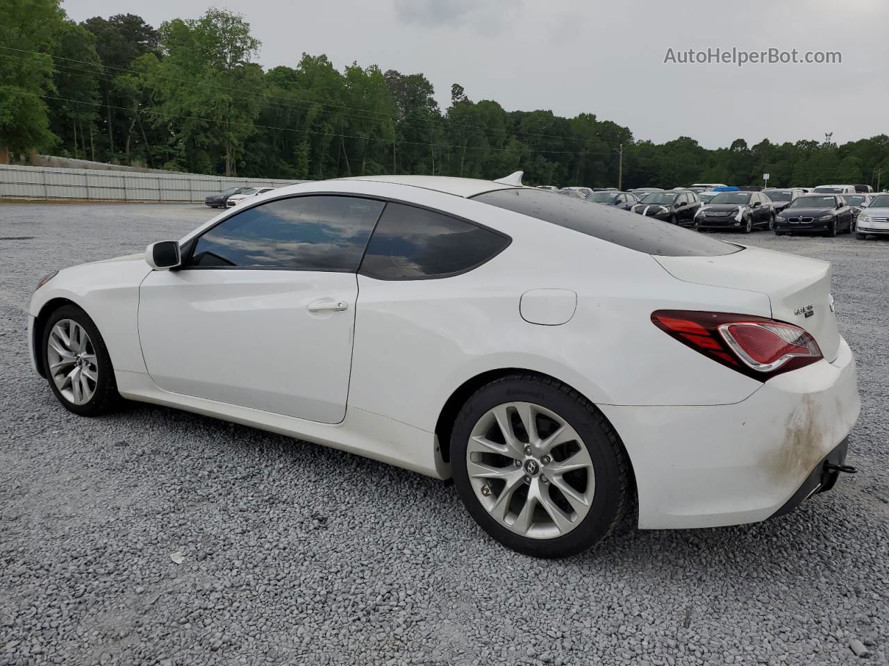 2013 Hyundai Genesis Coupe 2.0t Белый vin: KMHHT6KDXDU081970