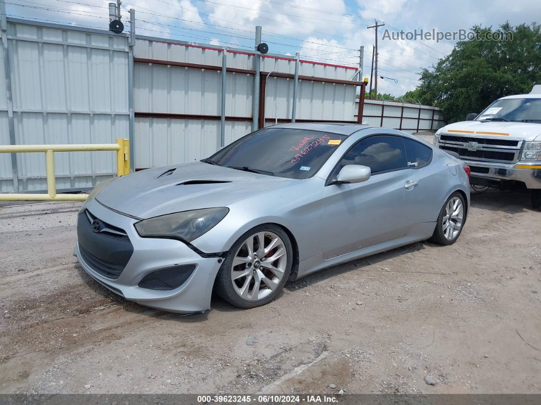 2013 Hyundai Genesis 2.0t Silver vin: KMHHT6KDXDU083444