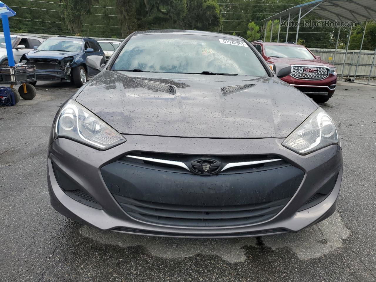 2013 Hyundai Genesis Coupe 2.0t Gray vin: KMHHT6KDXDU083976