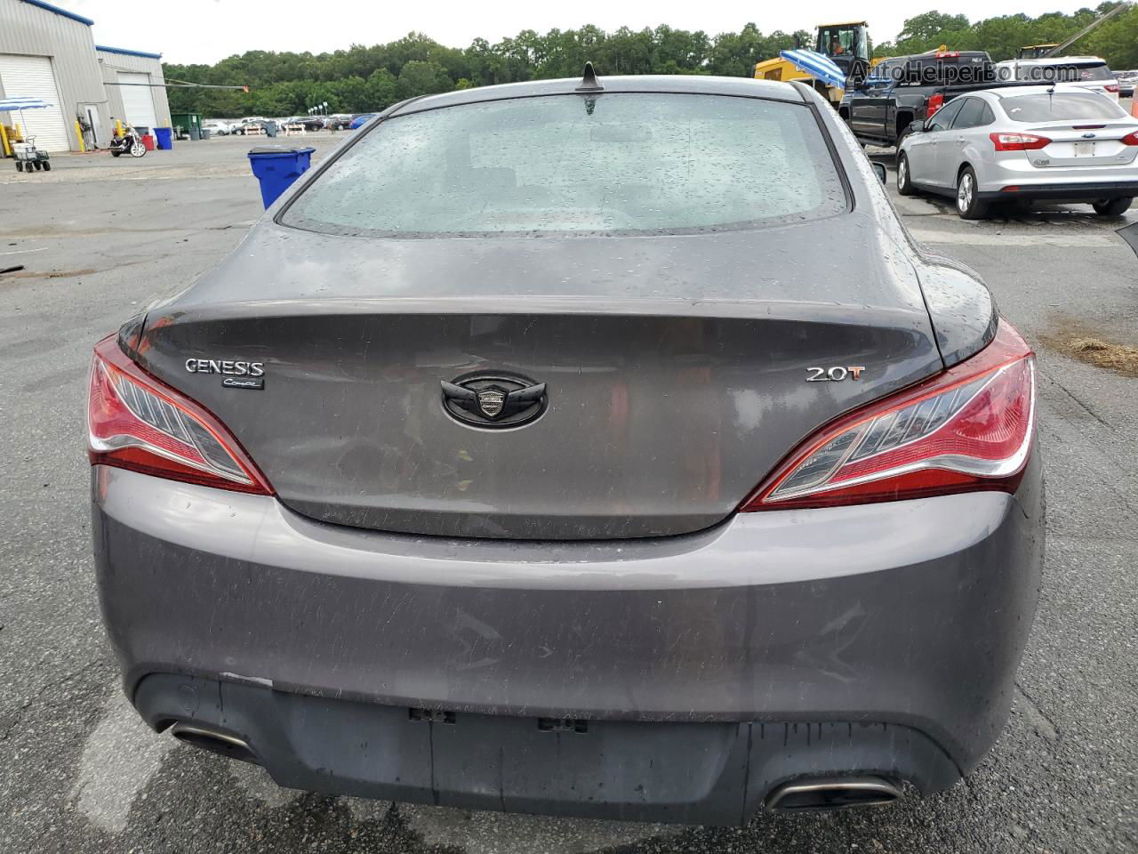 2013 Hyundai Genesis Coupe 2.0t Gray vin: KMHHT6KDXDU083976