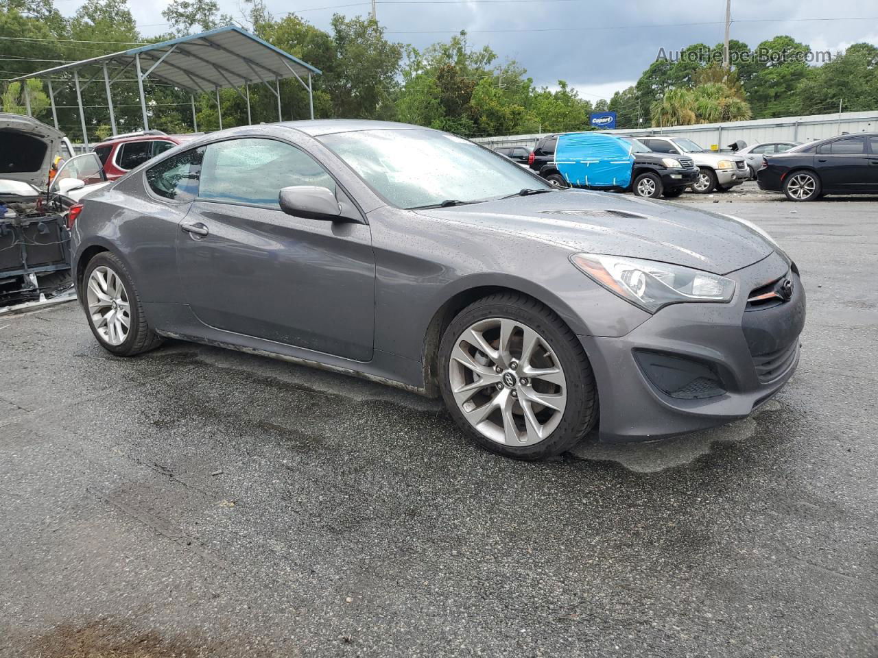 2013 Hyundai Genesis Coupe 2.0t Gray vin: KMHHT6KDXDU083976