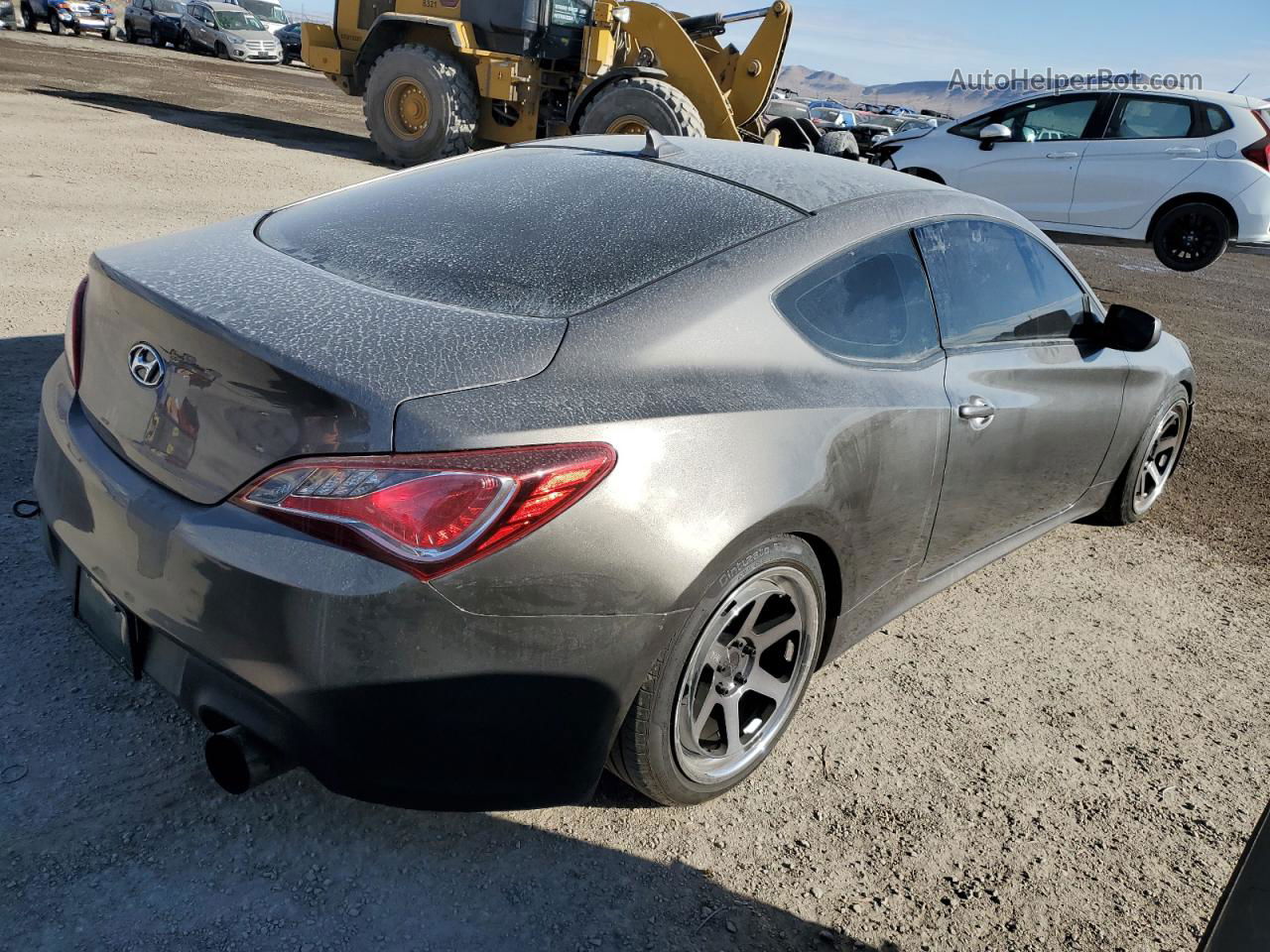 2013 Hyundai Genesis Coupe 2.0t Gray vin: KMHHT6KDXDU096307