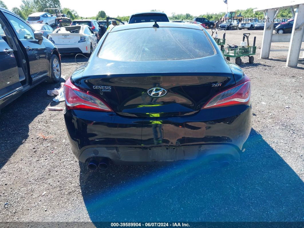 2013 Hyundai Genesis 2.0t Premium Black vin: KMHHT6KDXDU101585