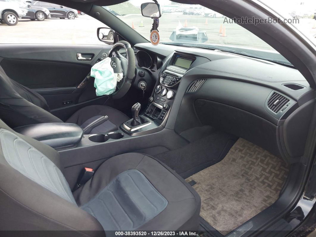 2013 Hyundai Genesis 2.0t Черный vin: KMHHT6KDXDU107533