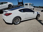 2013 Hyundai Genesis Coupe 2.0t White vin: KMHHT6KDXDU113249