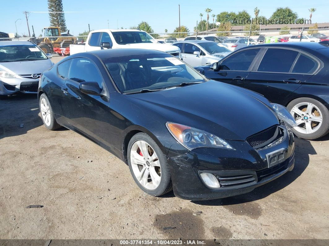 2010 Hyundai Genesis Coupe   Черный vin: KMHHU6KH0AU025161