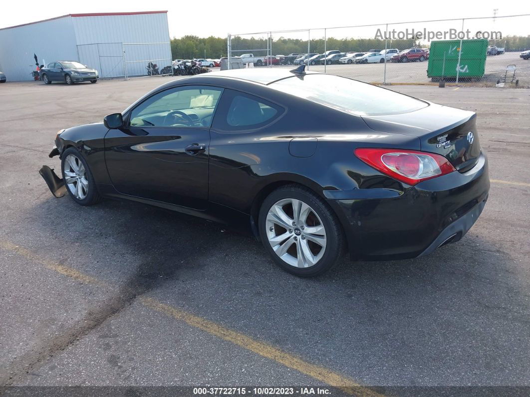 2010 Hyundai Genesis Coupe   Black vin: KMHHU6KH0AU031381